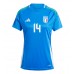 Italien Federico Chiesa #14 Heimtrikot Frauen EM 2024 Kurzarm